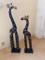 Houten afrikaanse giraffen, Antiek en Kunst, Ophalen