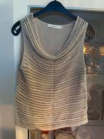 Topje Sandwich maat S beige katoen linnen, Kleding | Dames, Beige, Ophalen of Verzenden, Zo goed als nieuw, Zonder mouw