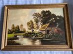 origineel schilderij kunstschilder Joseph Brocken, Antiek en Kunst, Kunst | Schilderijen | Klassiek, Ophalen