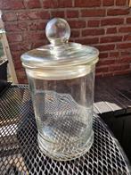 Glazen pot met nauw sluitende deksel, Ophalen of Verzenden, Zo goed als nieuw