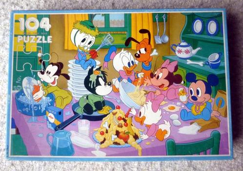 Disney, Oom Donald is jarig 100 stukjes - compleet, Kinderen en Baby's, Speelgoed | Kinderpuzzels, Gebruikt, Meer dan 50 stukjes