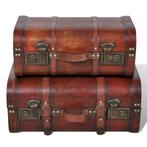 2 Koffers koffer opbergkist kist vintage retro GRATIS BEZORG, Sieraden, Tassen en Uiterlijk, Nieuw, Overige materialen, Verzenden