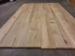 massief eiken planken  17,5 cm breed     20 mm dik, Doe-het-zelf en Verbouw, Hout en Planken, Ophalen, Gebruikt, Minder dan 25 mm