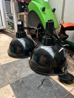 2x Industriële Scheepslamp Zwart - Nieuwstaat, Huis en Inrichting, Lampen | Hanglampen, Industrieel, vintage, Ophalen of Verzenden