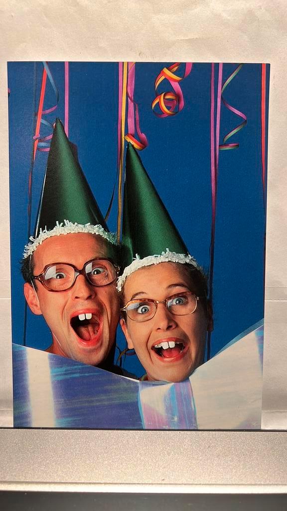 Theo en Thea, Erwin Olaf, Verzamelen, Ansichtkaarten | Themakaarten, Ongelopen, 1980 tot heden, Cultuur en Media, Ophalen of Verzenden