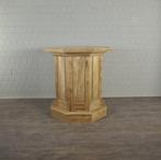 20998 Statafel Bartafel Teak Ø 1,08, Ophalen of Verzenden, Nieuw