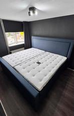 Boxspring Karlstadt 240x210 - Kingsize - Nieuwstaat!, Huis en Inrichting, Slaapkamer | Boxsprings, Ophalen, Blauw, 210 cm, Tweepersoons