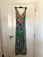 Nieuw mooie lange groen/roze jurk die afkleedt maat s, Kleding | Dames, Overige kleuren, Nieuw, Ophalen of Verzenden, Maat 36 (S)