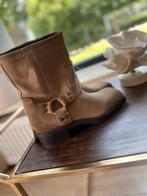 Nieuwe bikerboots / echt leer mt 35, Meisje, Nieuw, Ophalen of Verzenden, Laarzen