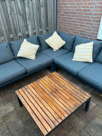 Loungebank hoekbank tuinset - 5 persoons beschikbaar voor biedingen