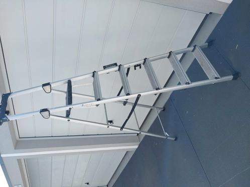 Handson aluminium ladder 6 treden ideaal!, Doe-het-zelf en Verbouw, Ladders en Trappen, Gebruikt, Ophalen