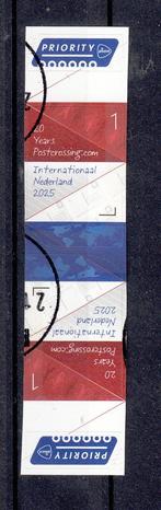 Nederland 2025 nvph nr?, postcrosing met keerdruk gestempeld, Ophalen of Verzenden, Na 1940, Gestempeld