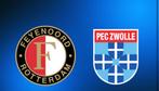 2 kaarten vak J Feyenoord - Zwolle, Tickets en Kaartjes, Twee personen, September