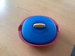 TUPPERWARE dekschaal / serveerschaal (inhoud 1 liter), Ophalen of Verzenden, Zo goed als nieuw, Blauw, Schaal