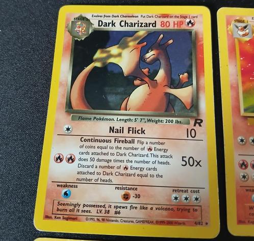 Pokemonkaarten (Dark Charizard), Hobby en Vrije tijd, Verzamelkaartspellen | Pokémon, Gebruikt, Meerdere kaarten, Ophalen