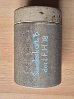 Zr. zeldzame WW2 KARTON. KOKER “SONDERKART. 6 DER L.F.H. 18”, Ophalen of Verzenden, Landmacht, Duitsland, Overige typen