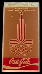Coca-Cola XXIIe Olympiad Moskou pin- epoxy, Verzamelen, Speldjes, Pins en Buttons, Verzenden, Nieuw, Sport, Speldje of Pin