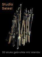 20 STUKS MICROFOON STANDAARDS + HENGEL, Ophalen, Gebruikt, Microfoon