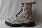 DR MARTENS maat 37 UK 4 laarzen leder bloemen NIEUWSTAAT, DR MARTENS, Zwart, Ophalen of Verzenden, Sneakers of Gympen