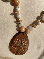 Handbeschilderde Ketting Levensboom €25 SALE NU €19,50🍂, Ophalen of Verzenden, Nieuw, Overige materialen