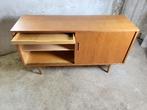 Vintage Deense sideboard in eiken van Hundevad & Co, Ophalen, Gebruikt, 100 tot 150 cm, Eikenhout