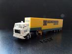 374 herpa albedo volvo f88 f89 oplegger schenker 1:87 truck, Nieuw, Ophalen of Verzenden, Bus of Vrachtwagen, Herpa