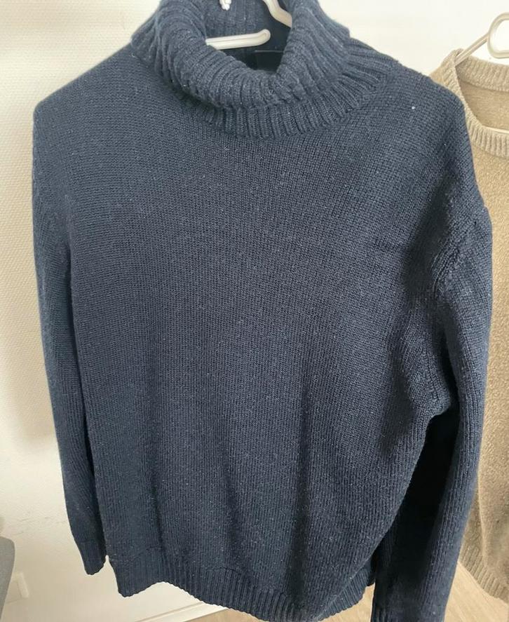 Paul & Shark coltrui, maat M/L, Kleding | Heren, Truien en Vesten, Zo goed als nieuw, Maat 52/54 (L), Blauw, Ophalen of Verzenden
