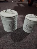 Set van 2 Vintage Koffiebussen, Ophalen of Verzenden, Gebruikt
