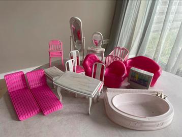Barbie meubel set geen mattel jaren 80 / 90 beschikbaar voor biedingen