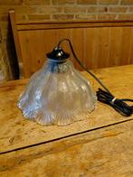 Vintage Glazen hanglampje., Ophalen of Verzenden