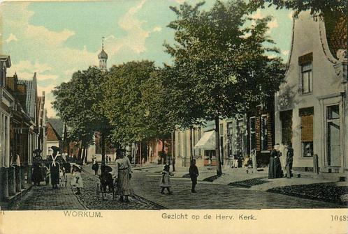 (701-214-043) Workum Herv Kerk, Verzamelen, Ansichtkaarten | Nederland, Friesland, Verzenden