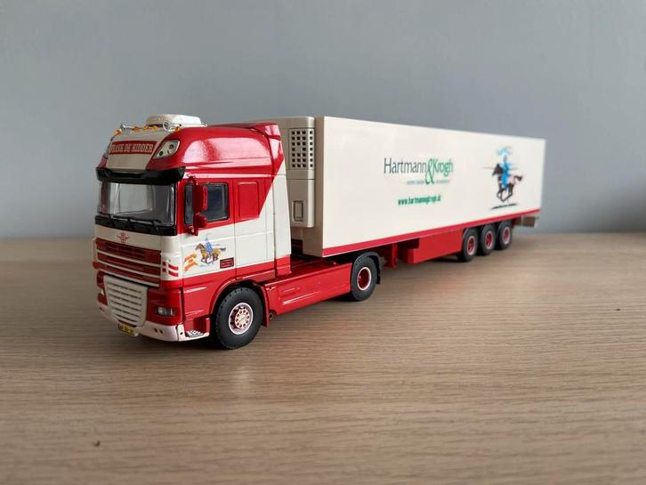 Tekno DAF105 Frank De Ridder, Hobby en Vrije tijd, Modelauto's | 1:50, Nieuw, Bus of Vrachtwagen, Tekno, Ophalen