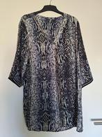 Blauw Tuniek / longbloes maat 46 3/4 mouwen, Ophalen of Verzenden, Zo goed als nieuw, Blauw, Blouse of Tuniek