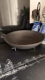 Prachtige gietijzeren wok, Tuin en Terras, Vuurschalen, Ophalen, Zo goed als nieuw
