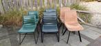 Eetkamer stoelen 6 stuks mix., Huis en Inrichting, Stoelen, Ophalen, Mix & match, Gebruikt, Bruin