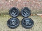 Set velgen+winterbanden Continental VW Audi Skoda Seat 5x112, 205 mm, Banden en Velgen, 16 inch, Gebruikt