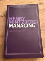 Managing - Henry Mintzberg - Managementboek, Boeken, Ophalen of Verzenden, Nieuw, Management