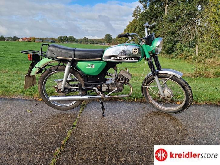 Zündapp C50 Sport 529-01 zonder kenteken Bouwjaar 1977, Fietsen en Brommers, Brommers | Zundapp, Gebruikt, Overige modellen