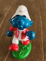 Jogger smurf met gras, Verzamelen, Smurfen, Ophalen of Verzenden, Zo goed als nieuw, Overige Smurfen, Poppetje, Figuurtje of Knuffel
