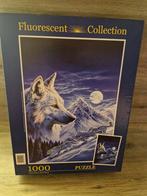 Fluorescent Collection Wolf Puzzel 1000 stukjes, Ophalen of Verzenden, 500 t/m 1500 stukjes, Zo goed als nieuw, Legpuzzel