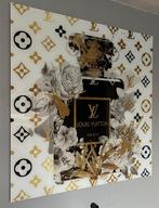Glazen wandplaat Louiss Vuitton 100100cm, Ophalen of Verzenden