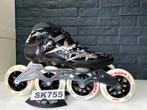 Powerslide Triple X Skeelers Skates 4x110mm Wielen Maat 44, Dames, Inline skates 4 wielen, Zo goed als nieuw, Powerslide