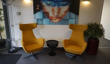 Ahrend Design Fauteuil | Okergeel  Relax Stoel | Draaibaar beschikbaar voor biedingen