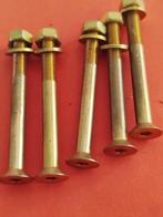 18 st Messing bout plat verzonken kop m6x50/20 kotter, Verzenden, Nieuw, 250 cm of meer, Balken