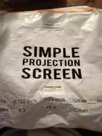 Projectiescherm 100 inch - Nieuw in verpakking, Ophalen of Verzenden, Nieuw