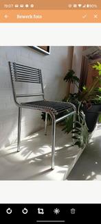 4x Rene Herbst model Sandow chairs chrome, Ophalen, Zo goed als nieuw