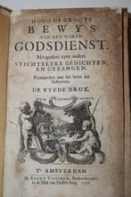 Hugo de Groot - Bewys vd waren godsdienst (1728, portret!), Antiek en Kunst, Antiek | Boeken en Bijbels, Ophalen of Verzenden