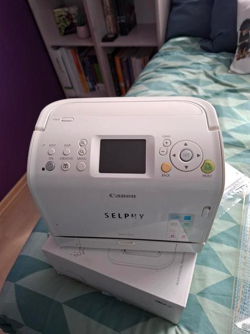 Canon Selphy ES20 Fotoprinter, Audio, Tv en Foto, Fotografie | Digitale fotolijsten, Gebruikt, Kleiner dan 8 inch, Ophalen of Verzenden