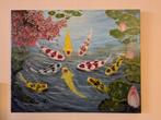 Olieverfschilderij Koi Vissen, Ophalen, Nieuw