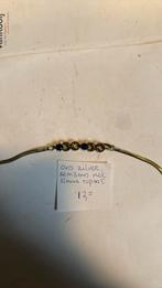 Oud zilver armband met baluwe topaas 12€, Ophalen of Verzenden